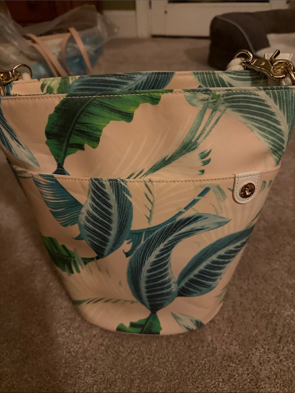 Spartina 449 Retreat Newport SP Bucket Cabana Leaf - Picture 3 of 5